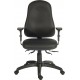 Ergo Comfort Black Leather Wipe Clean Operator Chair